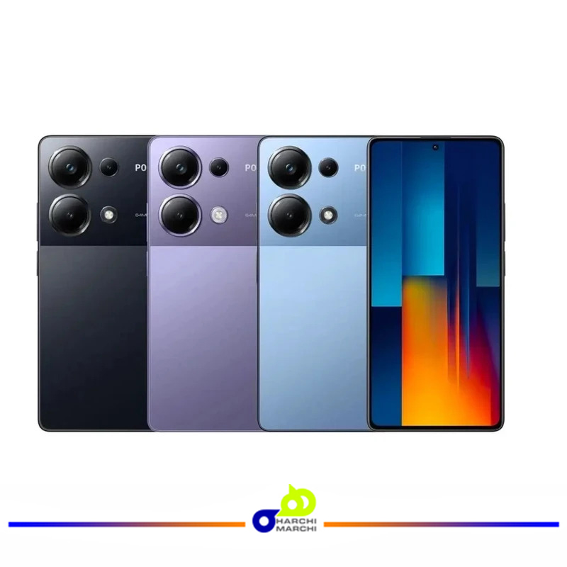 گوشی موبایل شیائومی مدل Poco M6 Pro دو سیم کارت ظرفیت 512 گیگابایت و رم 12 گیگابایت
