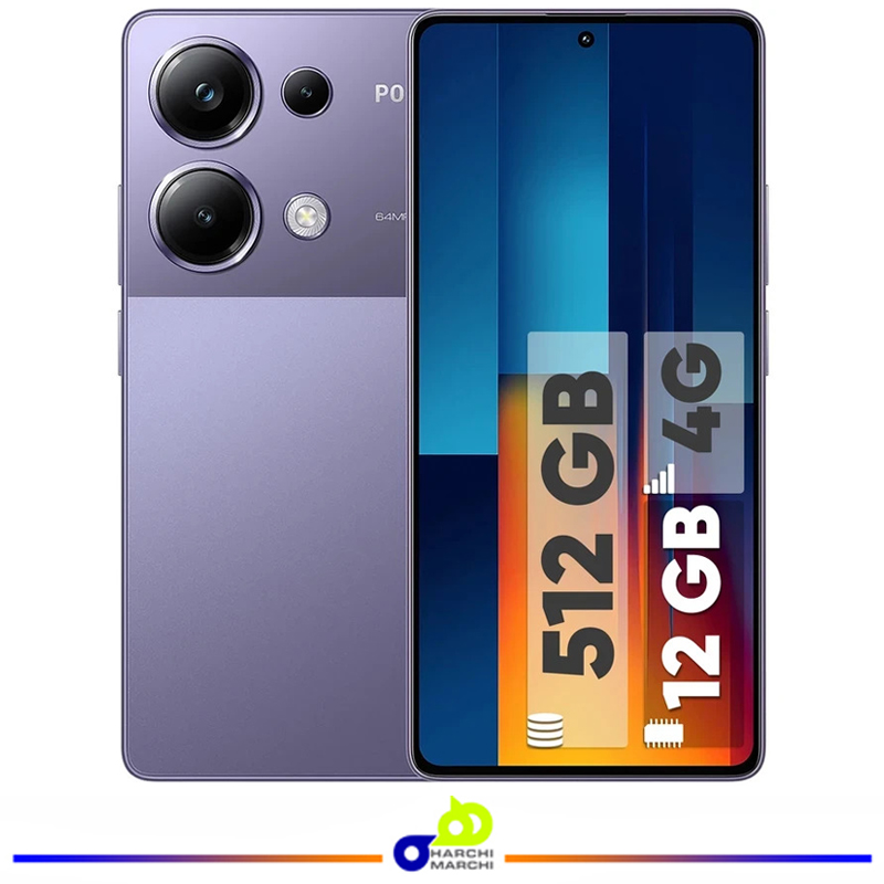 گوشی موبایل شیائومی مدل Poco M6 Pro دو سیم کارت ظرفیت 512 گیگابایت و رم 12 گیگابایت