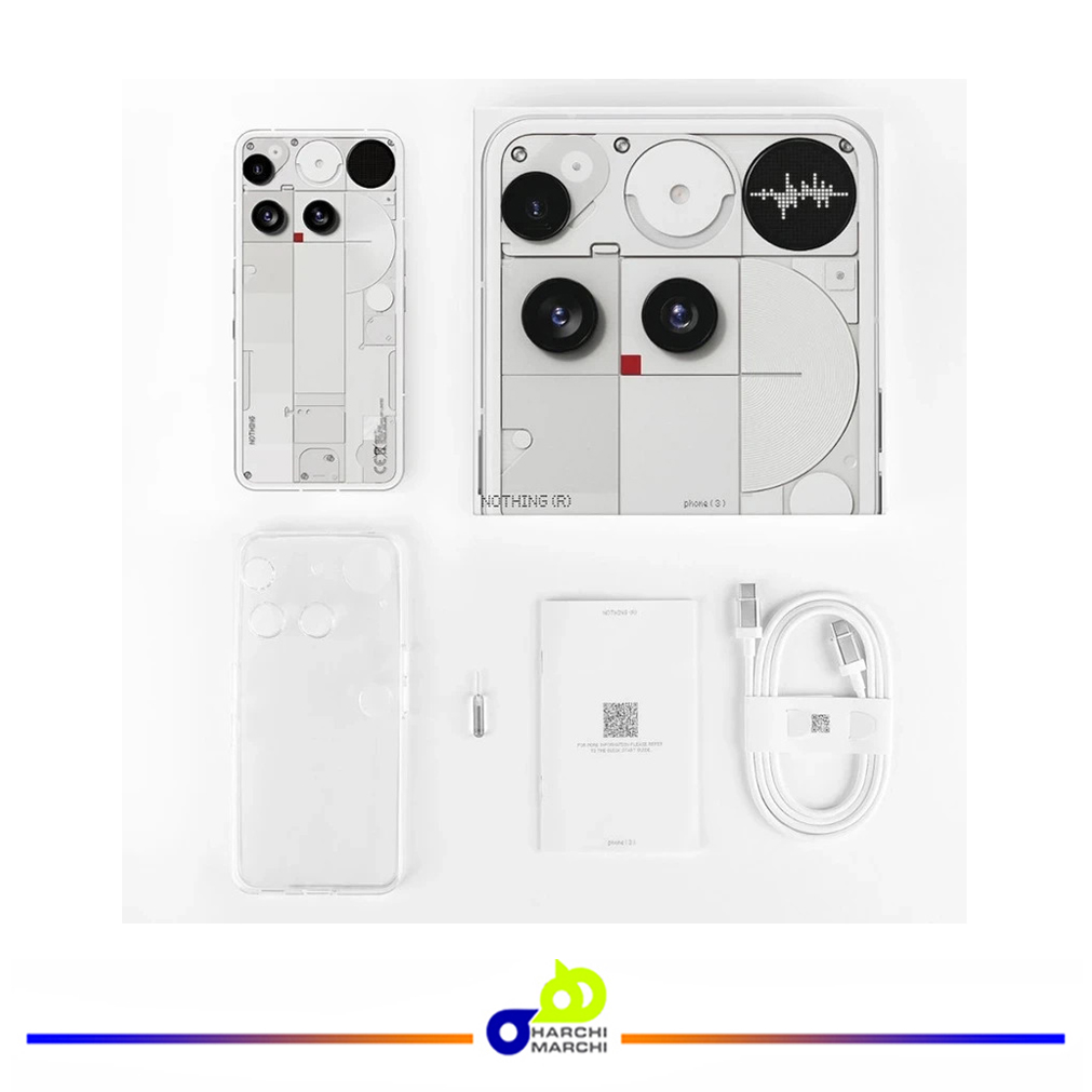 گوشی موبایل ناتینگ مدل Phone 3 دو سیمکارت ظرفیت 512 گیگابایت و رم 16 گیگابایت