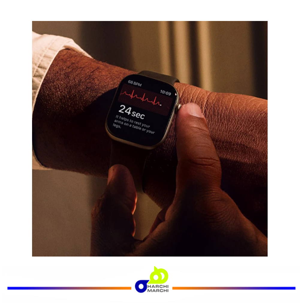 ساعت هوشمند 46 میلی متری اپل مدل Series 11 Aluminum Case با بند سیلیکونی