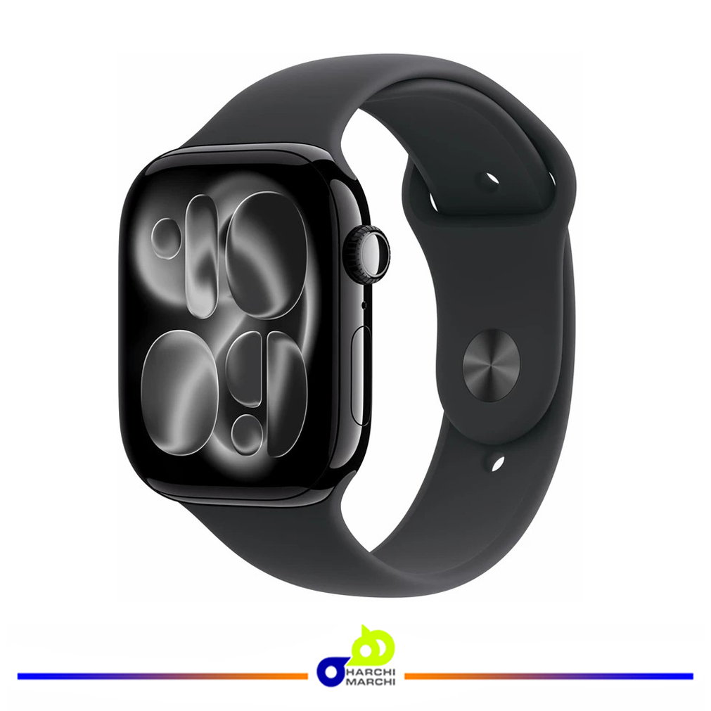 ساعت هوشمند 46 میلی متری اپل مدل Series 11 Aluminum Case با بند سیلیکونی