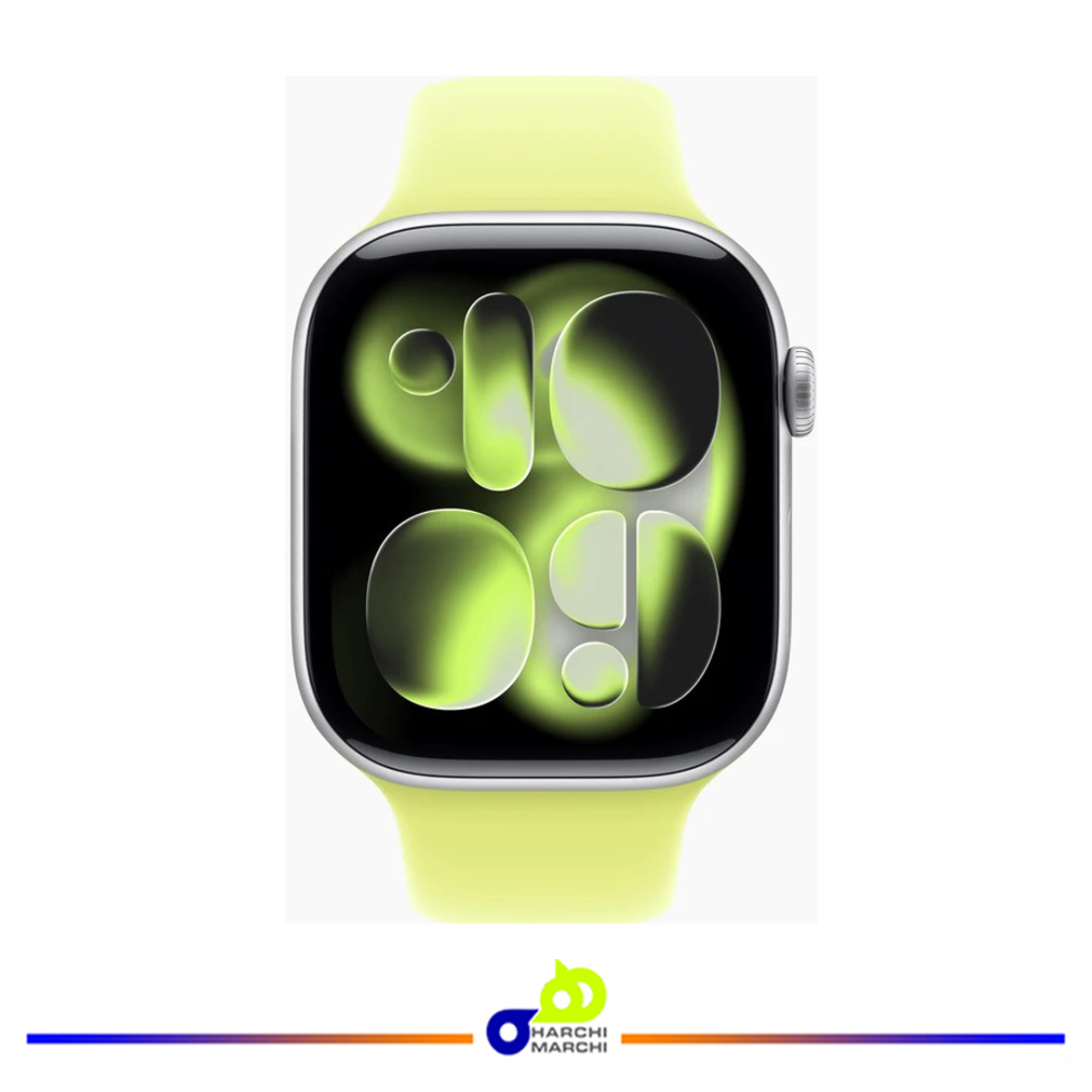 ساعت هوشمند 46 میلی متری اپل مدل Series 11 Aluminum Case با بند سیلیکونی