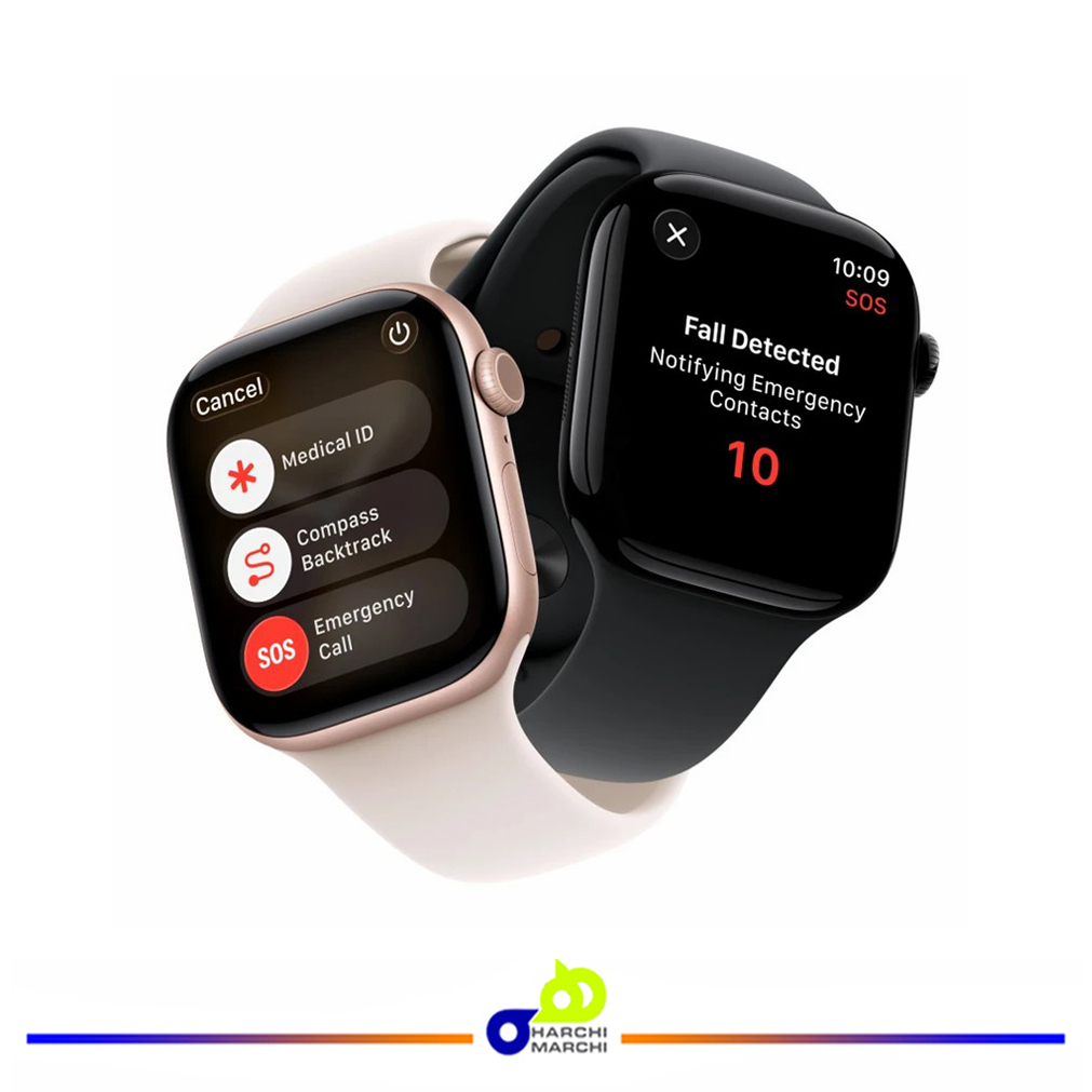 ساعت هوشمند 46 میلی متری اپل مدل Series 11 Aluminum Case با بند سیلیکونی