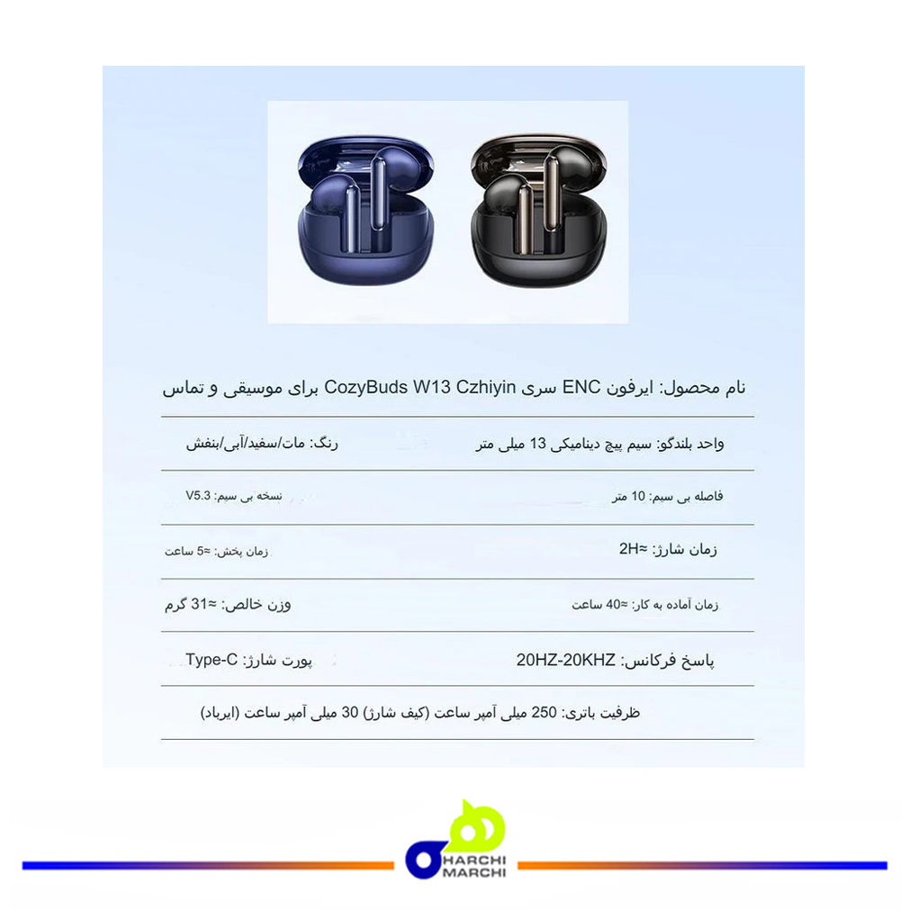 هدفون بلوتوثی ریمکس مدل Cozy Buds W13
