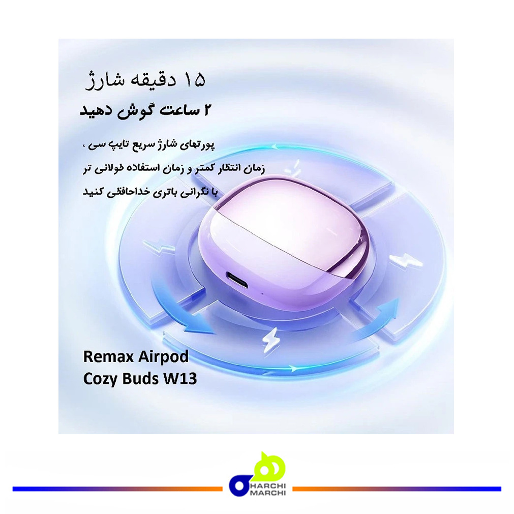 هدفون بلوتوثی ریمکس مدل Cozy Buds W13