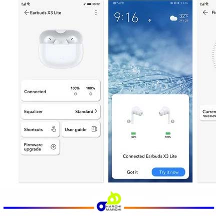 هدفون بلوتوثی آنر مدل EARBUDS X3 LITE