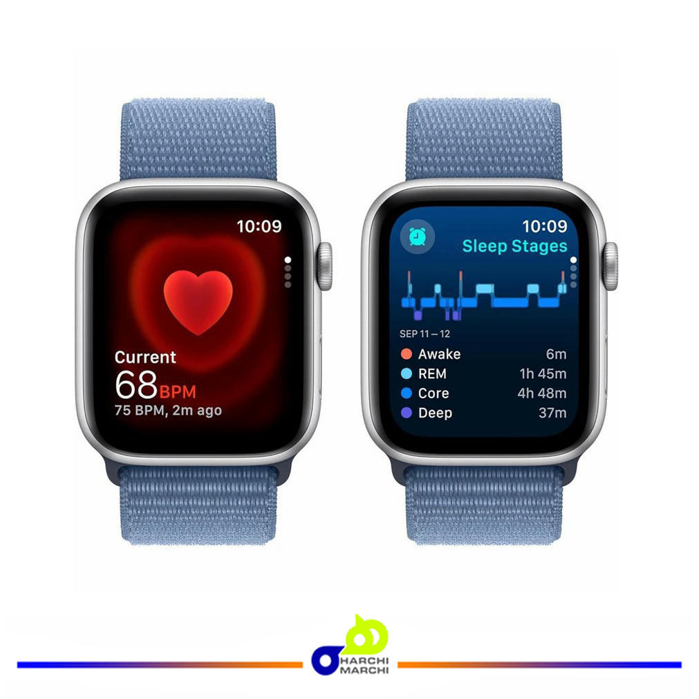 ساعت هوشمند اپل مدل SE  Aluminum Case 40mm with Sport Loop Band