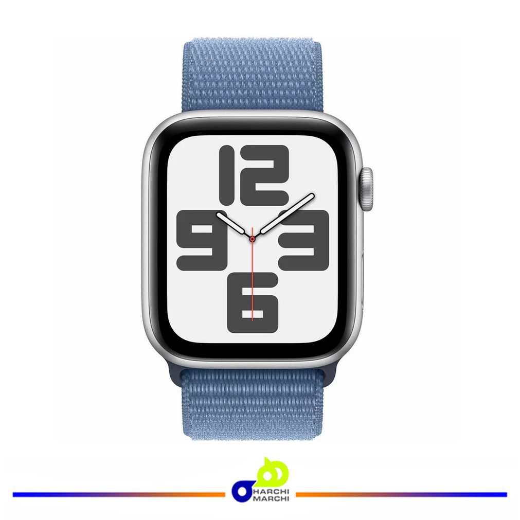 ساعت هوشمند اپل مدل SE  Aluminum Case 40mm with Sport Loop Band