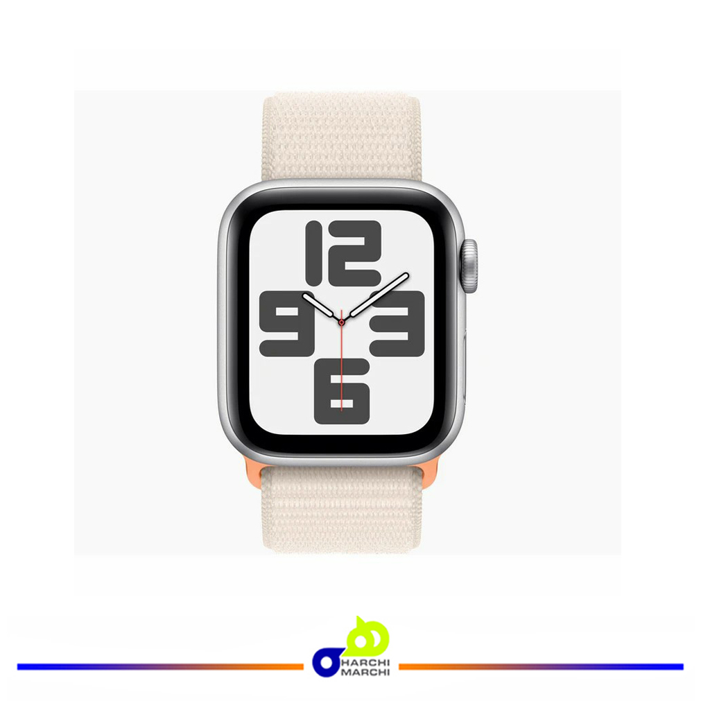 ساعت هوشمند اپل مدل SE  Aluminum Case 40mm with Sport Loop Band