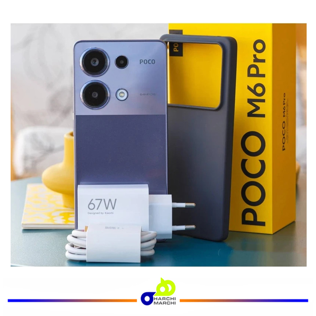گوشی موبایل شیائومی مدل Poco M6 Pro دو سیم کارت ظرفیت 256 گیگابایت و رم 8 گیگابایت