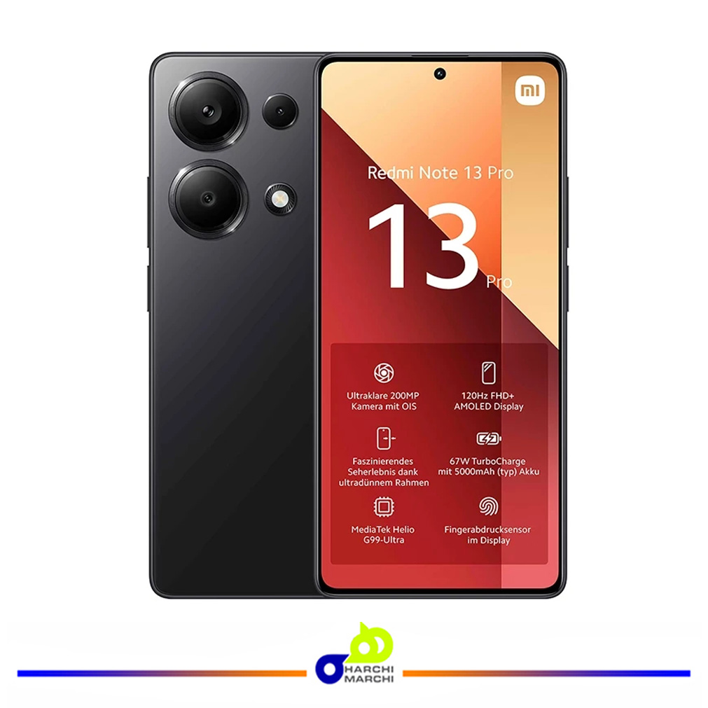 گوشی موبایل شیائومی مدل Redmi Note 13 Pro 4G دو سیم کارت ظرفیت 256 گیگابایت و رم 8 گیگابایت