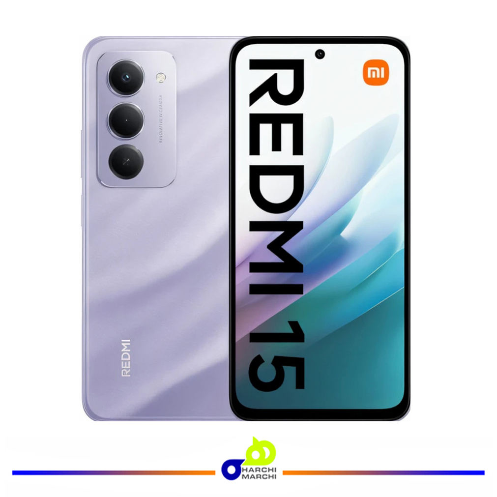 گوشی موبایل شیائومی مدل Redmi 15 4G دو سیم کارت ظرفیت 128گیگابایت و رم 6 گیگابایت