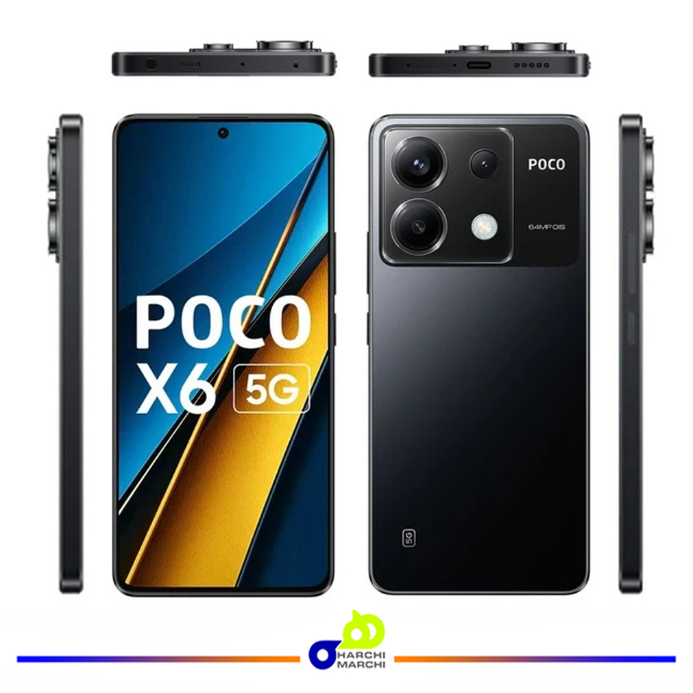گوشی موبایل شیائومی مدل Poco X6 5G دو سیم کارت ظرفیت 512گیگابایت و رم 12 گیگابایت