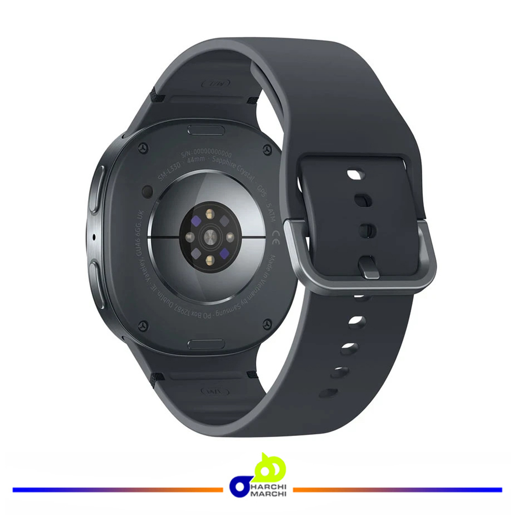 ساعت هوشمند 44 میلی‌متری سامسونگ مدل Galaxy Watch 8 با بند پلاستیکی