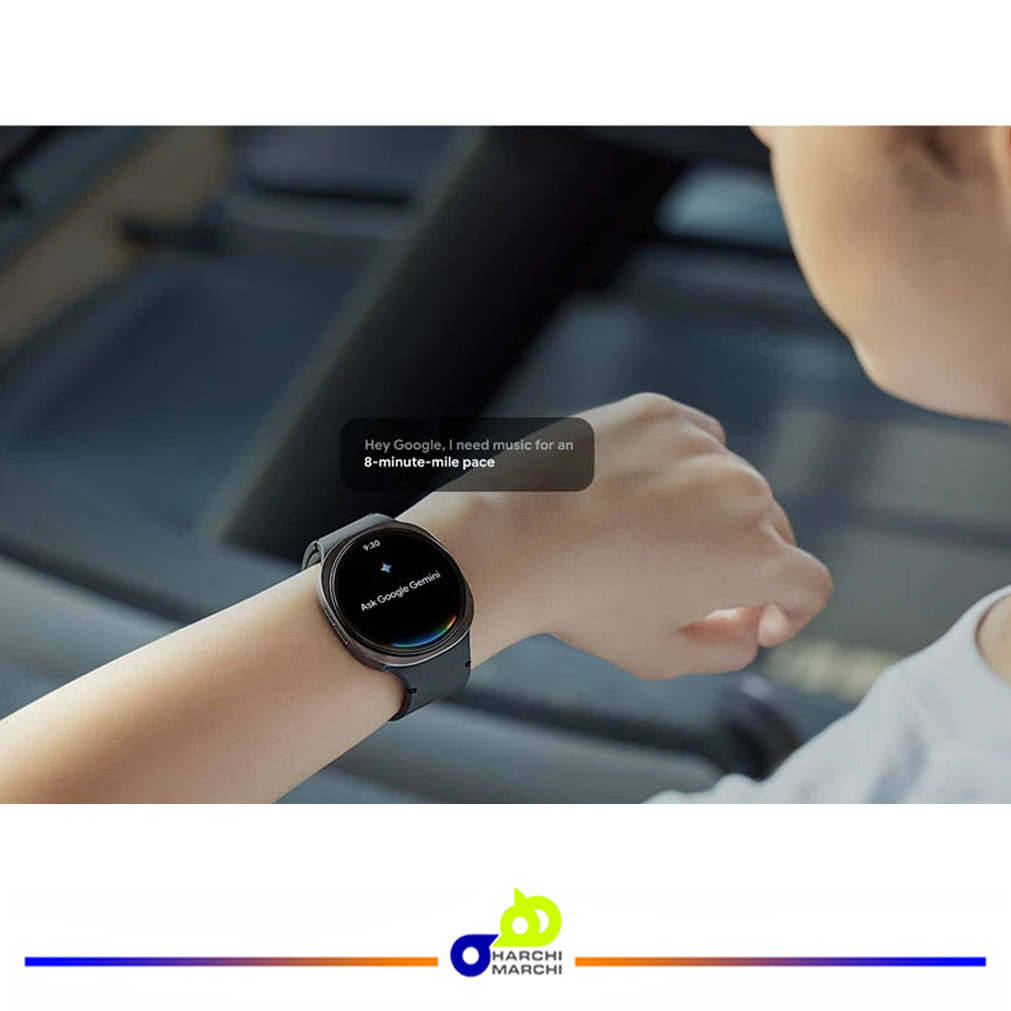 ساعت هوشمند 44 میلی‌متری سامسونگ مدل Galaxy Watch 8 با بند پلاستیکی