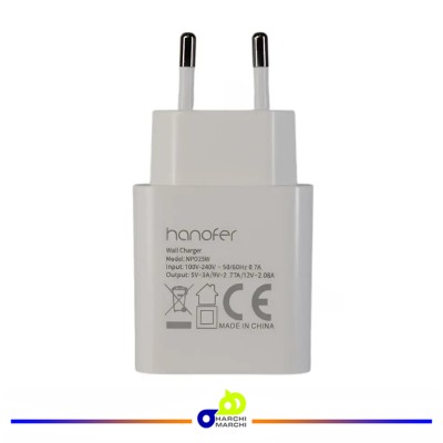 شارژر دیواری تایپ سی هانوفر 25 وات مدل NPD25w